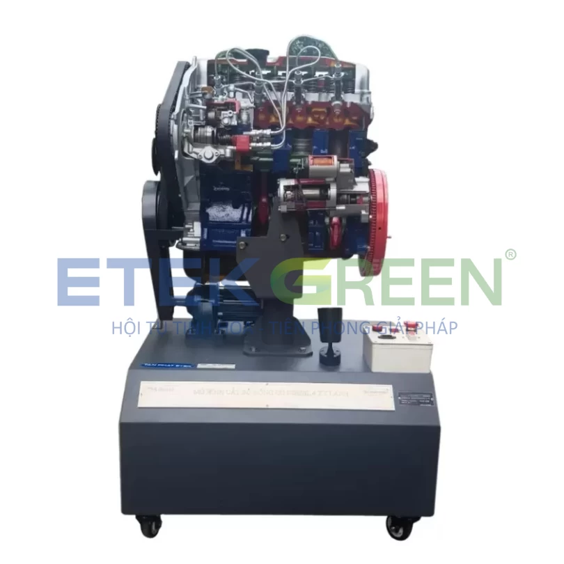 Mô Hình Cắt Bổ Động Cơ Diesel 4 Kỳ ETEK GREEN