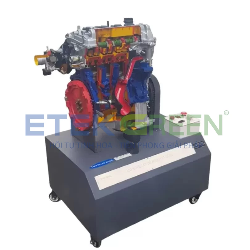 Mô hình cắt bổ động cơ xăng 4 kỳ ETEK GREEN